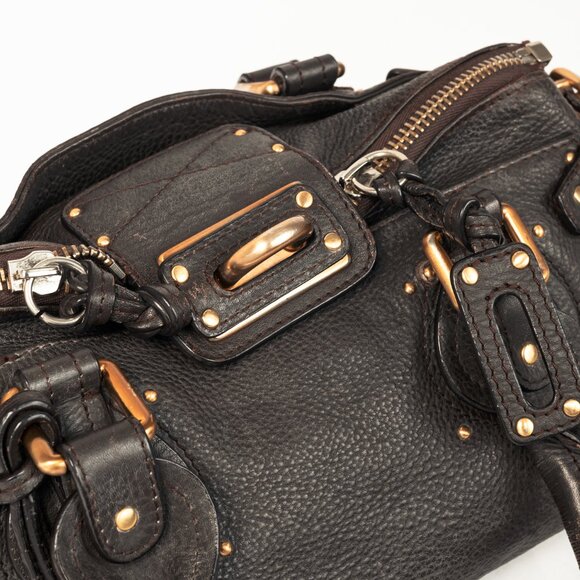 Chloe Paddington Brown Pebbled-Leather Handbag - Picture 11 of 14
